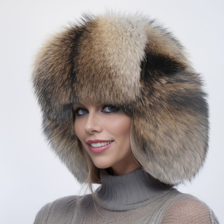 SAGA Finnraccoon fur ushanka