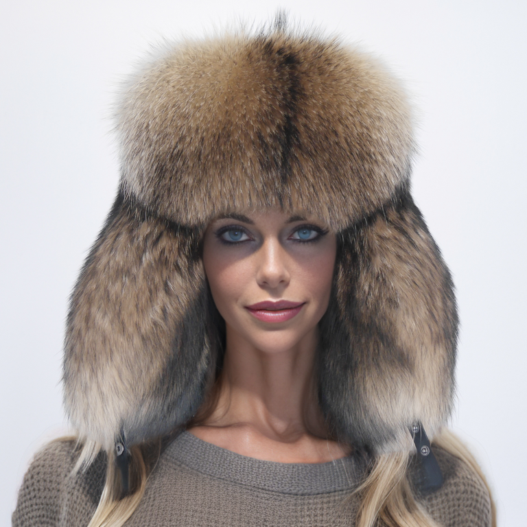 SAGA Finnraccoon fur ushanka