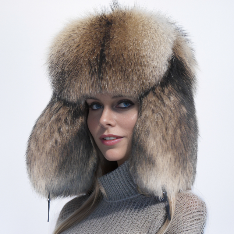 SAGA Finnraccoon fur ushanka